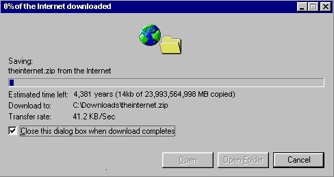 Internet download